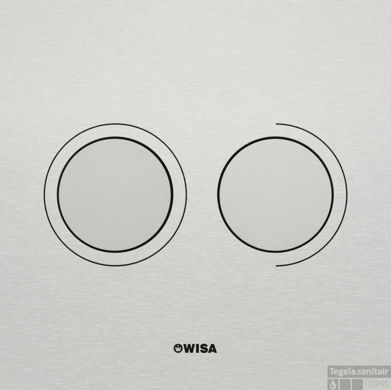 Wisa Luga Luga Aluminium Bedieningsplaat Dualflush Naturel 3 Wisa Luga Luga Aluminium Bedieningsplaat Dualflush Naturel