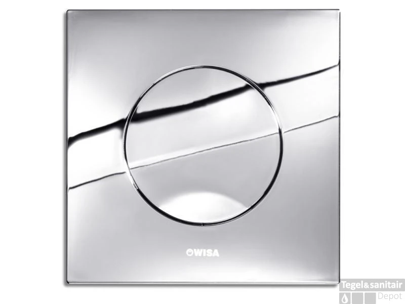 Wisa Maro Afdekplaat Met Spoelonderbreking Chroom 3 Wisa Maro Afdekplaat Met Spoelonderbreking Chroom