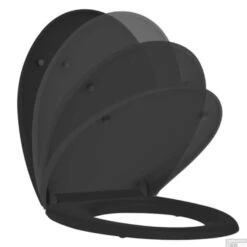 Allibert Toiletzitting Boreo Zwart -Geberiter Meubels Geschaft allibert toiletzitting boreo zwart open