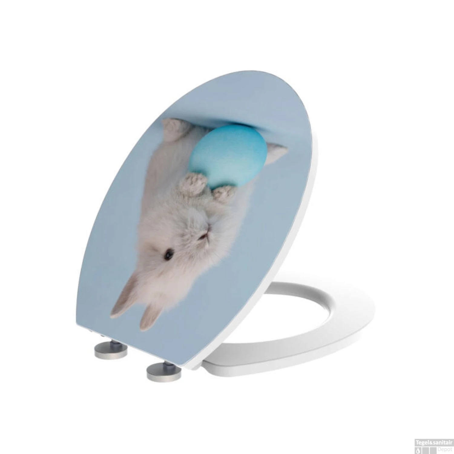 Allibert Toiletzitting Bunny Decor 4 Allibert Toiletzitting Bunny Decor - Afbeelding 2