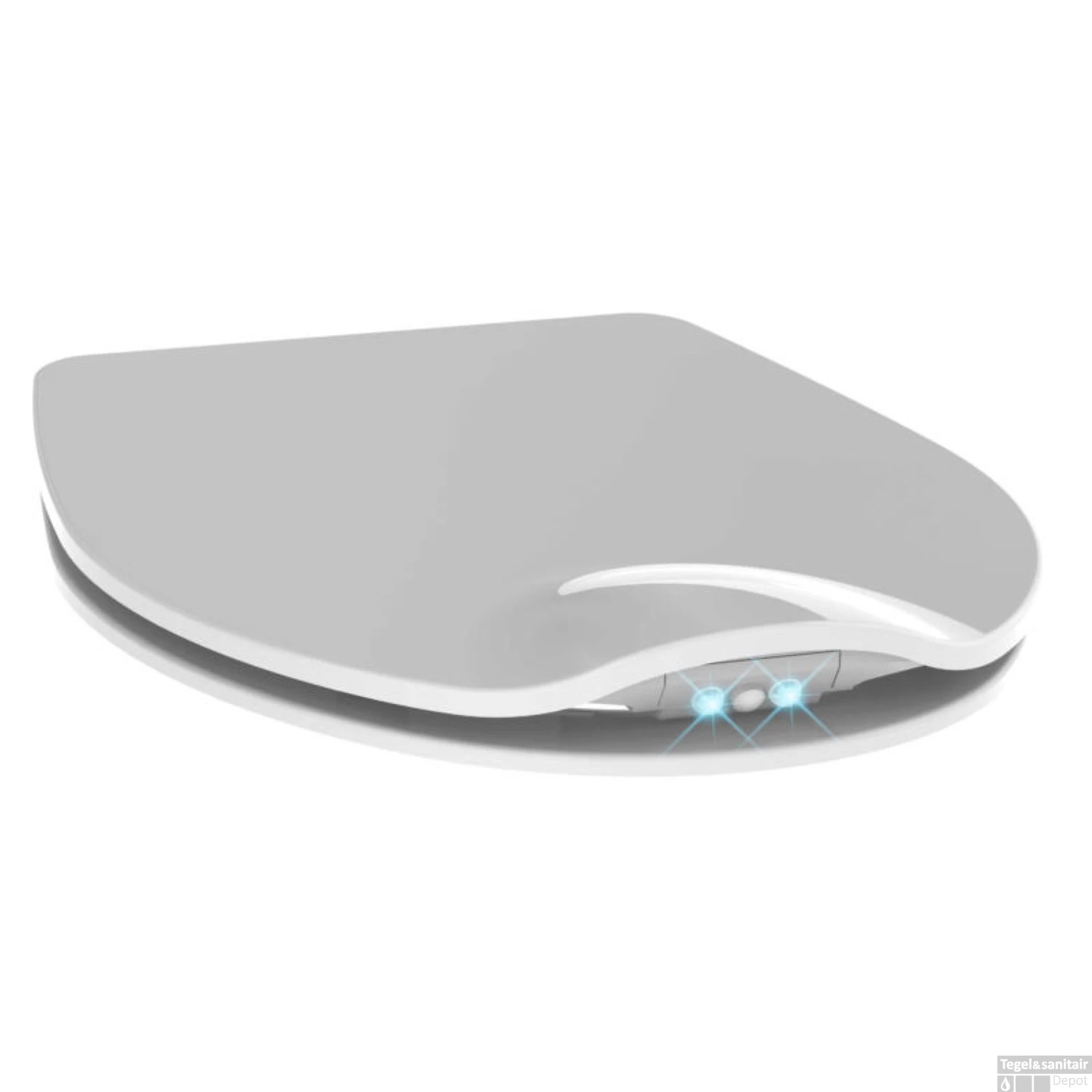 Allibert Toiletzitting Nighty 2 Met Led Verlichting Wit 6 Allibert Toiletzitting Nighty 2 Met Led Verlichting Wit - Afbeelding 4