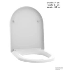 Allibert Toiletzitting Steel Glans Wit -Geberiter Meubels Geschaft allibert toiletzitting steel glans wit tec