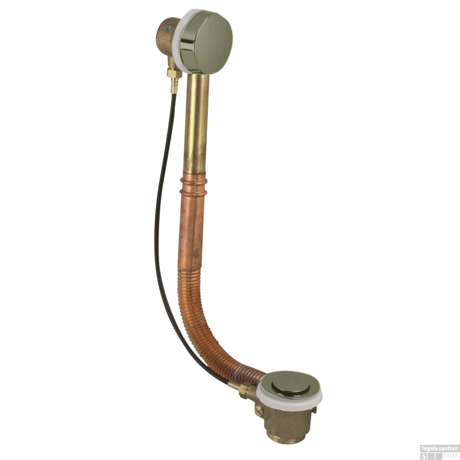 Badafvoer Salenzi Giro Gegalvaniseerd Messing Zwart Chroom 3 Badafvoer Salenzi Giro Gegalvaniseerd Messing Zwart Chroom