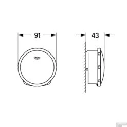 Badafvoercombinatie Grohe Others Warm Sunset (excl. Inbouwdeel) -Geberiter Meubels Geschaft badafvoercombinatie grohe others warm sunset excl. inbouwdeel tech
