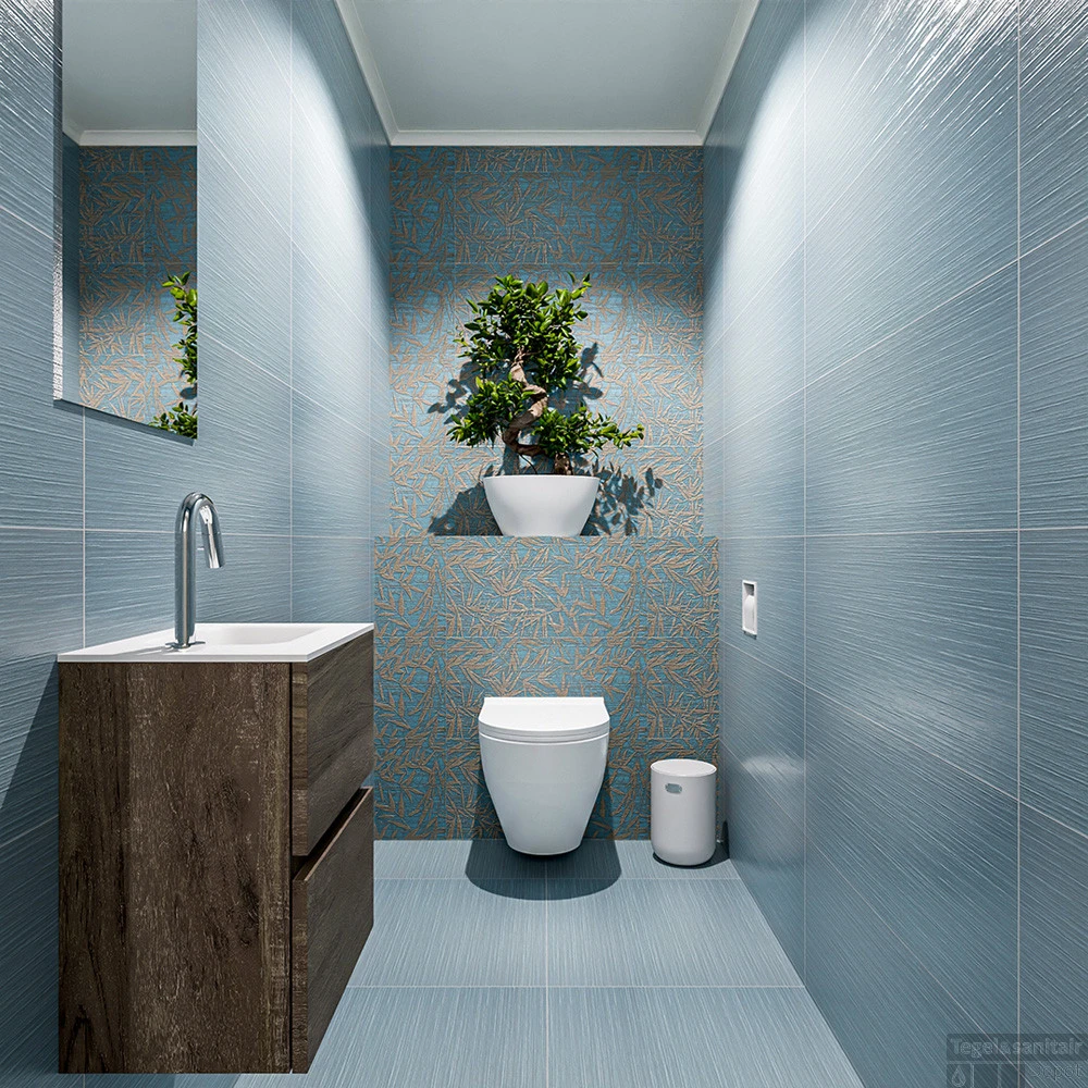 MONDIAZ ADA 40cm Toiletmeubel Dark Brown. LEX Wastafel Talc Rechts 1 Kraangat 4 MONDIAZ ADA 40cm Toiletmeubel Dark Brown. LEX Wastafel Talc Rechts 1 Kraangat - Afbeelding 2