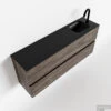 MONDIAZ ADA 120cm Toiletmeubel Dark Brown. LEX Wastafel Urban Rechts 1 Kraangat -Geberiter Meubels Geschaft badkamermeubel ada dark brown model lex urban google 00029