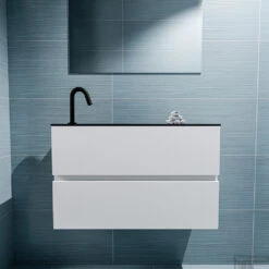 MONDIAZ ADA 80cm Toiletmeubel Talc. LEX Wastafel Urban Links 1 Kraangat -Geberiter Meubels Geschaft badkamermeubel ada talc model lex urban front 0015