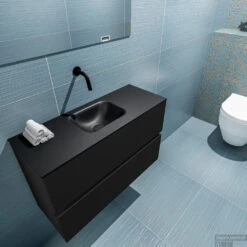 MONDIAZ ADA 80cm Toiletmeubel Urban. LEX Wastafel Urban Midden Zonder Kraangat -Geberiter Meubels Geschaft badkamermeubel ada urban model lex urban top 0014