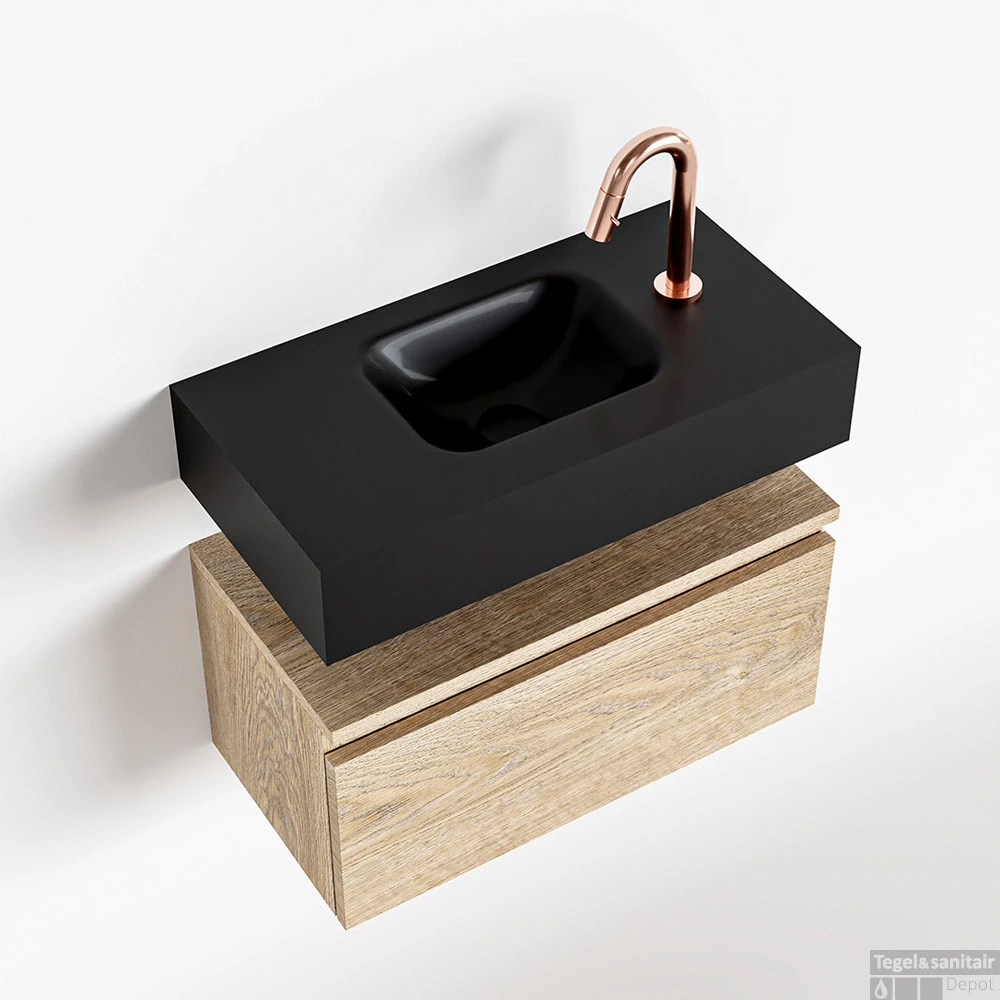 MONDIAZ ANDOR 60cm Toiletmeubel Washed Oak. LEX 60cm Wastafel Urban Midden 1 Kraangat 3 MONDIAZ ANDOR 60cm Toiletmeubel Washed Oak. LEX 60cm Wastafel Urban Midden 1 Kraangat