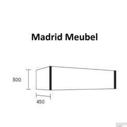 Badkamermeubel BWS Madrid Antraciet 150x45x30 Cm Mat Witte Solid Surface Wastafel Links (2 Lades, 1 Kraangat) -Geberiter Meubels Geschaft badkamermeubel bws madrid 60 tm 150 cm tech 1 28