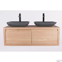 Badkamermeubel Casajoy City 120x50x40cm Eiken