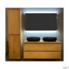 Badkamermeubel Casajoy Toronto 120x50x53cm Naturel Eiken