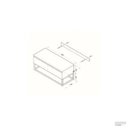 Badkamermeubel Casajoy Vermont 120x46x55cm Eiken -Geberiter Meubels Geschaft badkamermeubel casajoy vermont 120x46x55cm eiken tech