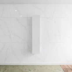 Kolomkast Mondiaz LAGOM 150cm Opbouw Linksdraaiend Mat Wit