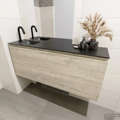 MONDIAZ OLAN 120cm Toiletmeubel Light Brown Grey. LEX Wastafel Urban Links 1 Kraangat 10 MONDIAZ OLAN 120cm Toiletmeubel Light Brown Grey. LEX Wastafel Urban Links 1 Kraangat -Geberiter Meubels Geschaft badkamermeubel olan light brown grey model lex urban mid 00027