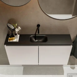 MONDIAZ TURE 100cm Toiletmeubel Linen. EDEN Wastafel Urban Midden Geen Kraangat 10 MONDIAZ TURE 100cm Toiletmeubel Linen. EDEN Wastafel Urban Midden Geen Kraangat -Geberiter Meubels Geschaft badkamermeubel ture linen model eden urban top 0020