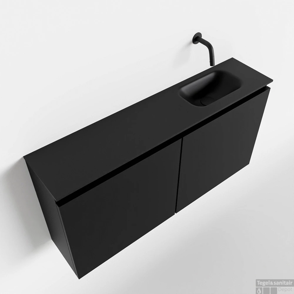 MONDIAZ TURE 100cm Toiletmeubel Urban. EDEN Wastafel Urban Rechts Geen Kraangat 3 MONDIAZ TURE 100cm Toiletmeubel Urban. EDEN Wastafel Urban Rechts Geen Kraangat