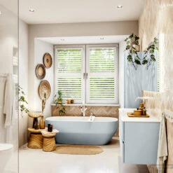 MONDIAZ VICA 150cm Badmeubel Onderkast Clay 2 Lades. Wastafel CLOUD Links 1 Kraangat, Kleur Talc. 14 MONDIAZ VICA 150cm Badmeubel Onderkast Clay 2 Lades. Wastafel CLOUD Links 1 Kraangat, Kleur Talc. -Geberiter Meubels Geschaft badkamermeubel vica clay cloud talc set3 0047