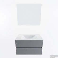 MONDIAZ VICA 80cm Badmeubel Onderkast Plata 2 Lades. Wastafel CLOUD Midden 1 Kraangat, Kleur Talc Met Spiegel LED. 13 MONDIAZ VICA 80cm Badmeubel Onderkast Plata 2 Lades. Wastafel CLOUD Midden 1 Kraangat, Kleur Talc Met Spiegel LED. -Geberiter Meubels Geschaft badkamermeubel vica plata cloud talc google11 0006