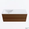 MONDIAZ VICA 120cm Badmeubel Onderkast Rust 2 Lades. Wastafel CLOUD Links Zonder Kraangat, Kleur Talc. -Geberiter Meubels Geschaft badkamermeubel vica rust cloud talc google1 0027