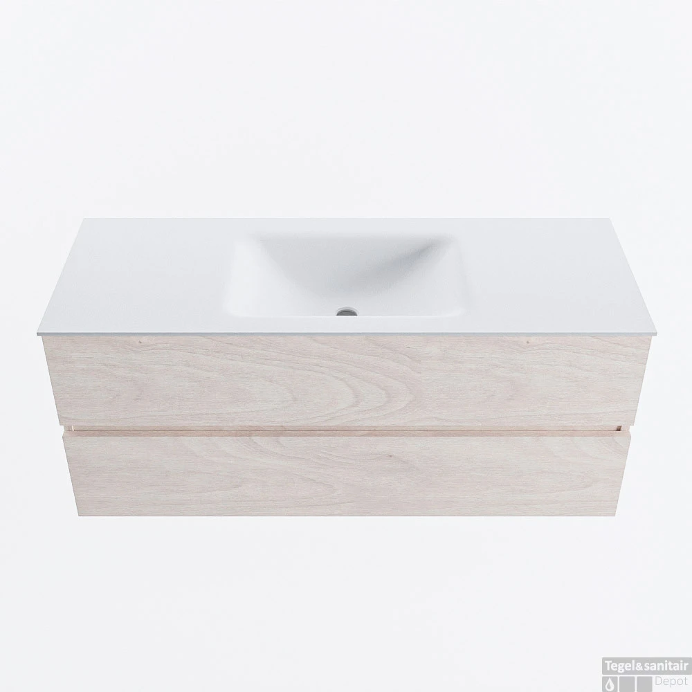 MONDIAZ VICA 120cm Badmeubel Onderkast Underlayment 2 Lades. Wastafel CLOUD Midden 1 Kraangat, Kleur Talc. 3 MONDIAZ VICA 120cm Badmeubel Onderkast Underlayment 2 Lades. Wastafel CLOUD Midden 1 Kraangat, Kleur Talc.