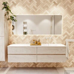 MONDIAZ VICA 180cm Badmeubel Onderkast Underlayment 4 Lades. Wastafel CLOUD Rechts Zonder Kraangat, Kleur Talc. 13 MONDIAZ VICA 180cm Badmeubel Onderkast Underlayment 4 Lades. Wastafel CLOUD Rechts Zonder Kraangat, Kleur Talc. -Geberiter Meubels Geschaft badkamermeubel vica underlayment cloud talc set1 0094