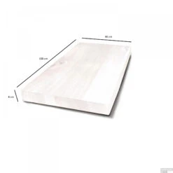 Badkamermeubelset BWS Eiken Massief Hout Bovenblad Recht 100 Cm Wit -Geberiter Meubels Geschaft badkamermeubelset bws eiken massief hout bovenblad recht 100 cm wit tech