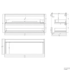 Badkamermeubelset Gliss Hermes 120 Cm Mat Zwart 17 Badkamermeubelset Gliss Hermes 120 Cm Mat Zwart -Geberiter Meubels Geschaft badkamermeubelset gliss hermes 120 cm mat zwart tech