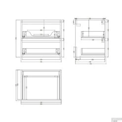 Badkamermeubelset Gliss Zeus 60 Cm Oud Grijs Eiken -Geberiter Meubels Geschaft badkamermeubelset gliss zeus 60 cm oud grijs eiken tech