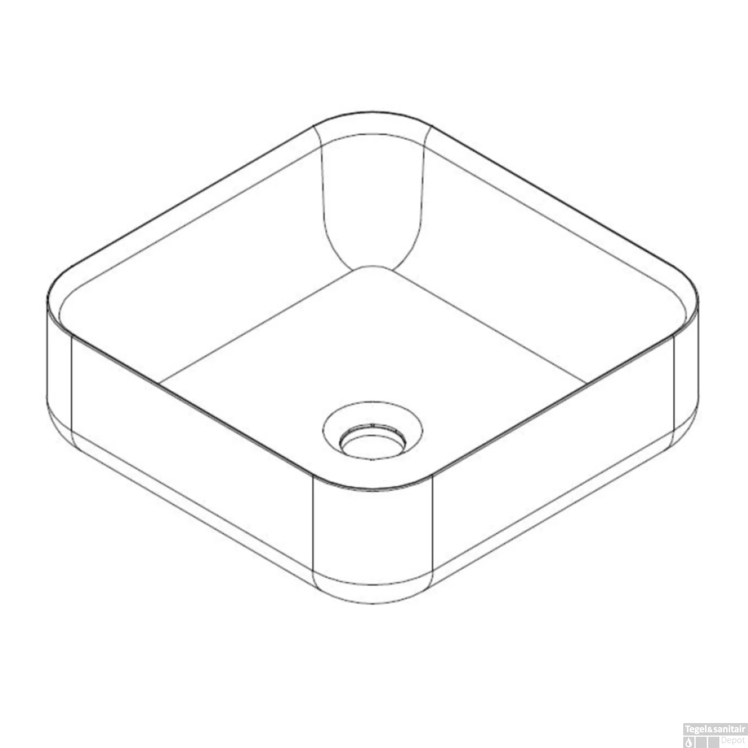 Badkamermeubelset Mondiaz LAGOM 60 Cm Topblad Met Gecentreerde Wastafel Solid Surface Opzetkom Binx Met 1 Kraangat Mat Zwart (1 Lade) - Afbeelding 5