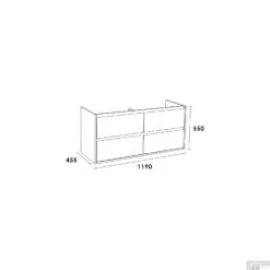 Badkamermeubelset New Future 120-4 Hoogglans Grijs 9 Badkamermeubelset New Future 120-4 Hoogglans Grijs -Geberiter Meubels Geschaft badkamermeubelset new future 120 4 tech 4