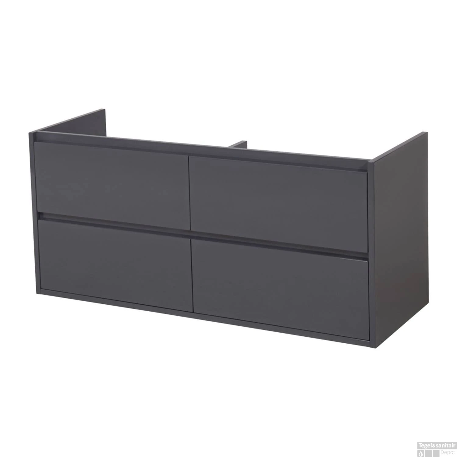 Badkamermeubelset New Future 120-4 Hoogglans Grijs 4 Badkamermeubelset New Future 120-4 Hoogglans Grijs - Afbeelding 2