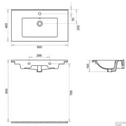 Badkamermeubelset Sanicare Q10 3 Laden 80cm Grey-Wood (spiegel Optioneel) 13 Badkamermeubelset Sanicare Q10 3 Laden 80cm Grey-Wood (spiegel Optioneel) -Geberiter Meubels Geschaft badkamermeubelset sanicare q10 3 laden 80cm detail3 5