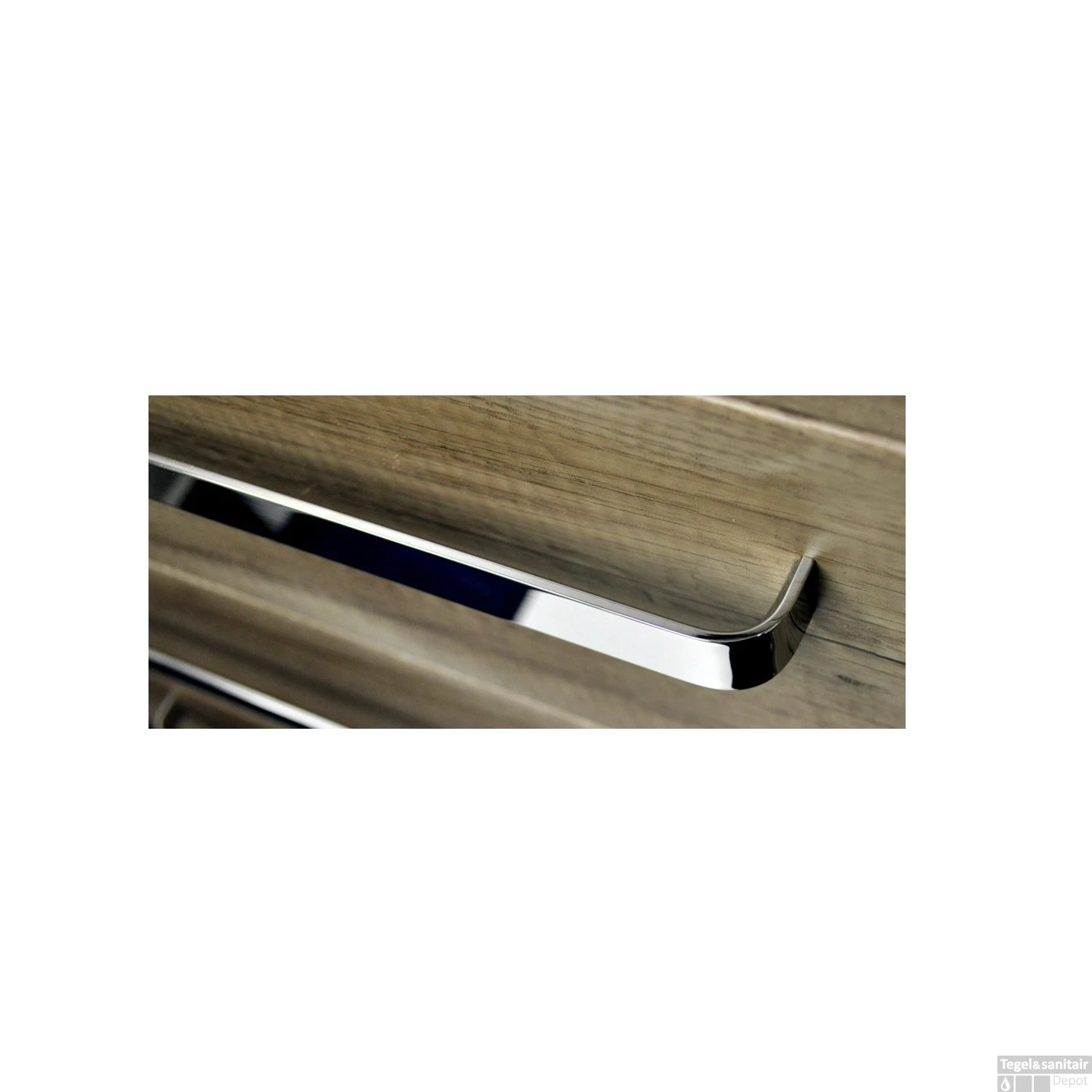 Badkamermeubelset Sanicare Q10 3 Laden 80cm Grey-Wood (spiegel Optioneel) 6 Badkamermeubelset Sanicare Q10 3 Laden 80cm Grey-Wood (spiegel Optioneel) - Afbeelding 4