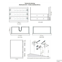 Badkamermeubelset Sanicare Q10 3 Laden 80cm Grey-Wood (spiegel Optioneel) 12 Badkamermeubelset Sanicare Q10 3 Laden 80cm Grey-Wood (spiegel Optioneel) -Geberiter Meubels Geschaft badkamermeubelset sanicare q10 3 laden 80cm tech 5