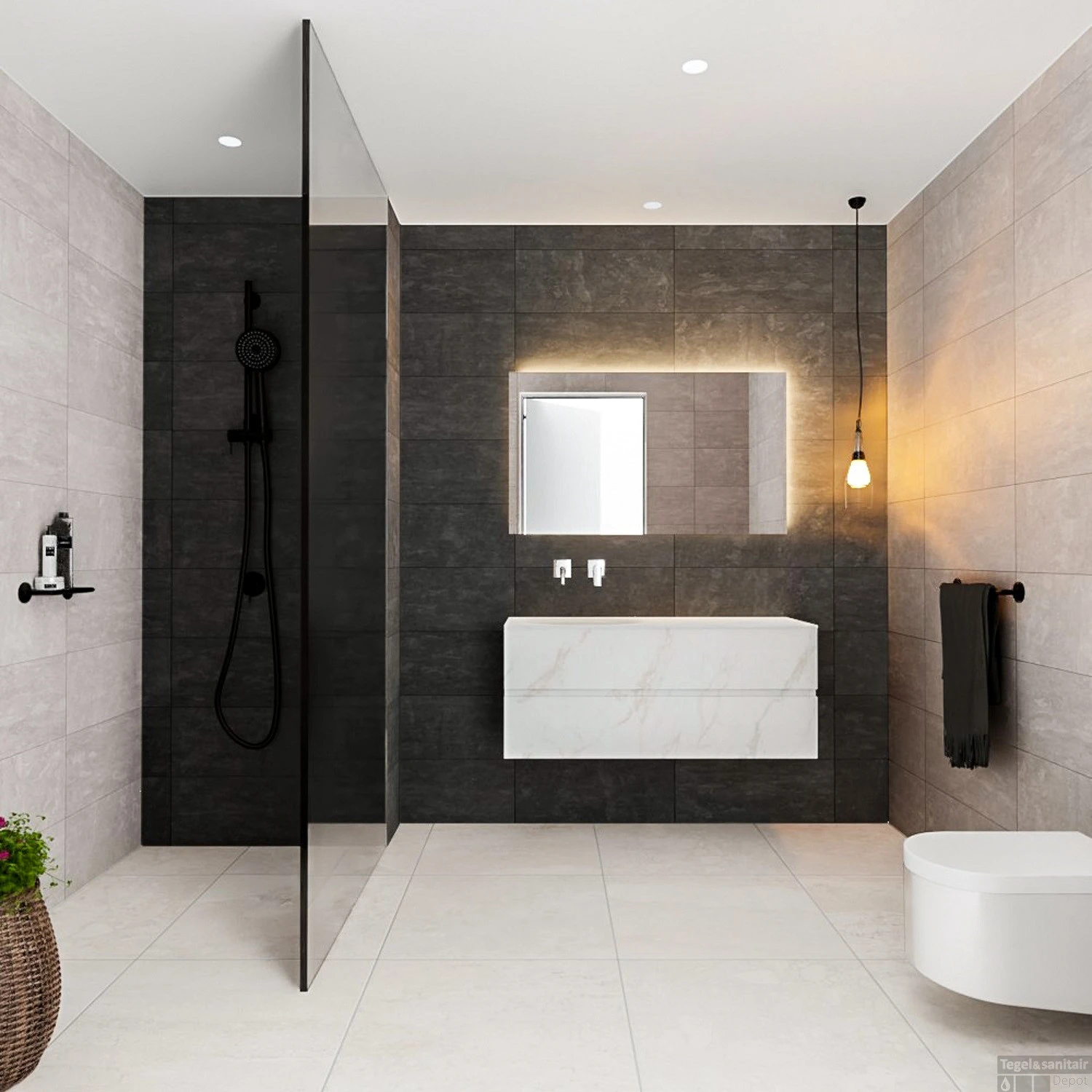 Badkamermeubel BWS Madrid Carrara Mat 120 Cm Solid Surface Wastafel Links (0 Kraangaten, 2 Lades) 3 Badkamermeubel BWS Madrid Carrara Mat 120 Cm Solid Surface Wastafel Links (0 Kraangaten, 2 Lades)