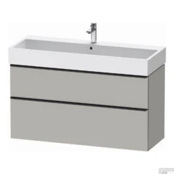Badmeubel Duravit D-Neo Wand 118.4x44.2x62.5 Cm Mat Betongrijs
