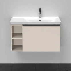 Badmeubel Duravit D-Neo Wand 78.4x45.2x44 Cm Mat Taupe -Geberiter Meubels Geschaft badmeubel duravit d neo wand 784x452x440 mm mat taupe 4