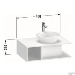 Badmeubel Duravit D-Neo Wand 80x55x26 Cm Links Mat Wit -Geberiter Meubels Geschaft badmeubel duravit d neo wand 800x550x260 mm links mat wit tech