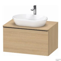 Badmeubel Duravit D-Neo Wand 80x55x45.9 Cm Mat Natuur Eiken