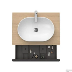 Badmeubel Duravit D-Neo Wand 80x55x45.9 Cm Mat Natuur Eiken -Geberiter Meubels Geschaft badmeubel duravit d neo wand 800x550x459 mm mat natuur eiken 3