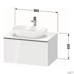 Badmeubel Duravit D-Neo Wand 80x55x45.9 Cm Mat Natuur Eiken -Geberiter Meubels Geschaft badmeubel duravit d neo wand 800x550x459 mm mat natuur eiken tech