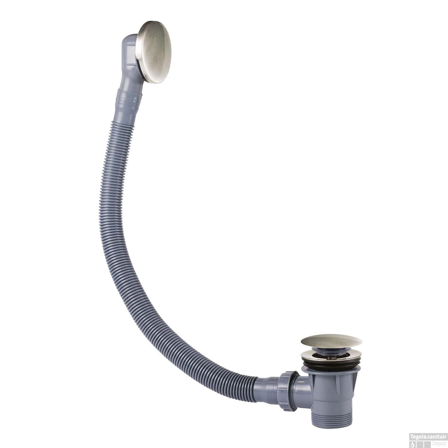 Badplugafvoer Tres Complementos Met Overloop RVS 3 Badplugafvoer Tres Complementos Met Overloop RVS