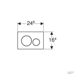 Bedieningsplaat Geberit Sigma 20 DF Met Glansverchroomde Designringen Mat Wit -Geberiter Meubels Geschaft bedieningsplaat geberit sigma 20 df mat wit met glansverchroomde designringen tech
