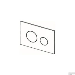 Bedieningsplaat Toilet TECE Loop Kunststof Wit -Geberiter Meubels Geschaft bedieningsplaat toilet tece loop kunststof wit tech2