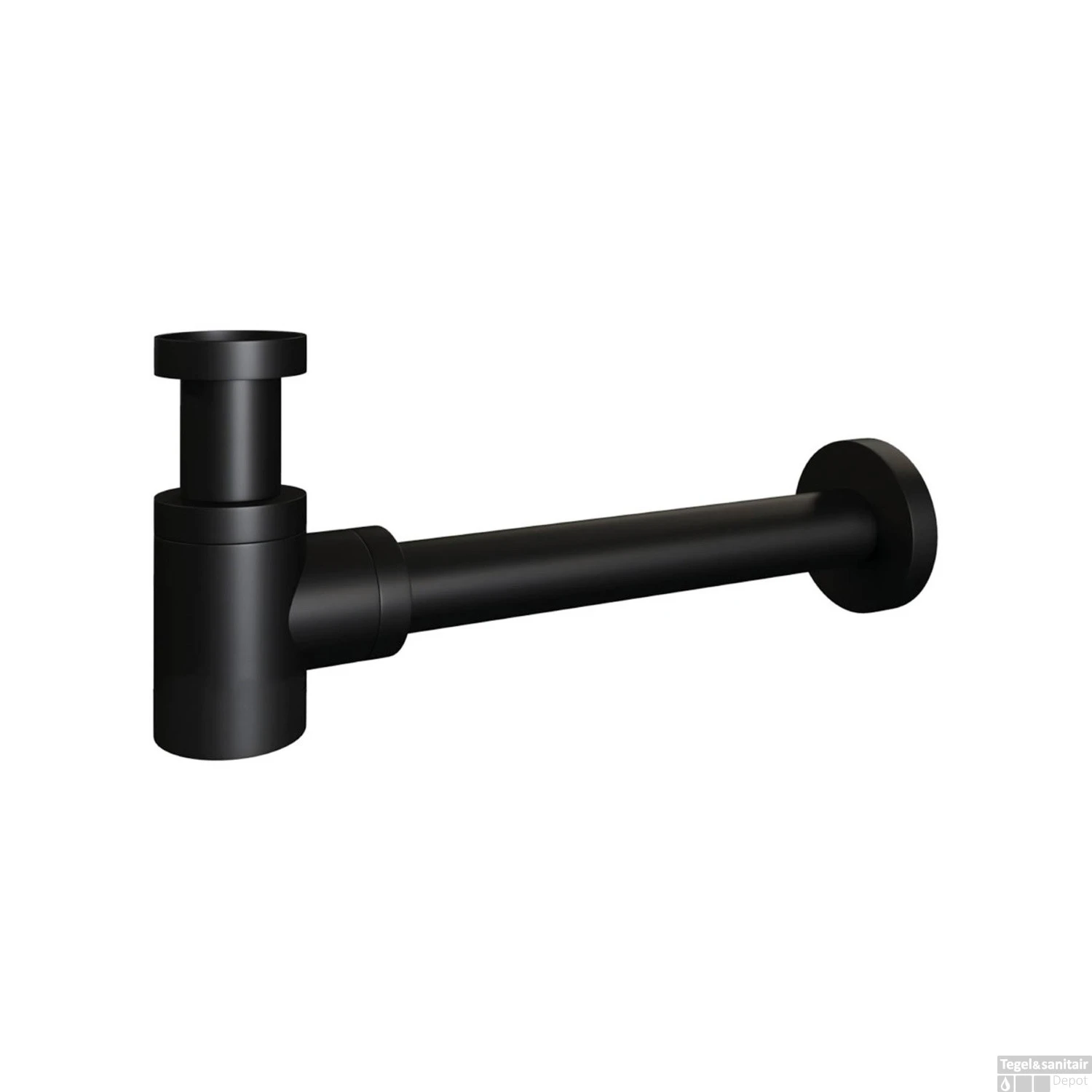 Bekersifon Brauer Ichoice Design Verlaagd Mat Zwart 3 Bekersifon Brauer Ichoice Design Verlaagd Mat Zwart