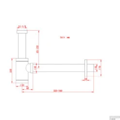 Bekersifon Boss & Wessing Iron Gunmetal -Geberiter Meubels Geschaft bekersifon saniclear iron gunmetal tech