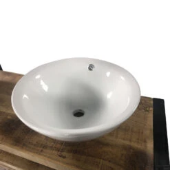 Badkamermeubel Boss & Wessing Mango Wood 60 Cm Big Rema Waskom -Geberiter Meubels Geschaft bigrema