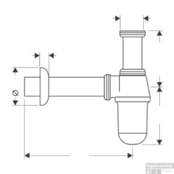BWS Bekersifon Chroom Rond Inclusief Muurbuis En Rozet 5/4 X 32mm -Geberiter Meubels Geschaft bws bekersifon chroom rond inclusief muurbuis en rozet 5 4 x 32mm 5