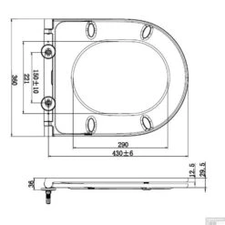BWS Closetzitting Flatline 2.0 Met Deksel Wit -Geberiter Meubels Geschaft bws closetzitting flatline 2.0 met deksel wit tech
